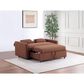 Coaster Portland Stationary Sofa Sleeper in Copper, , large