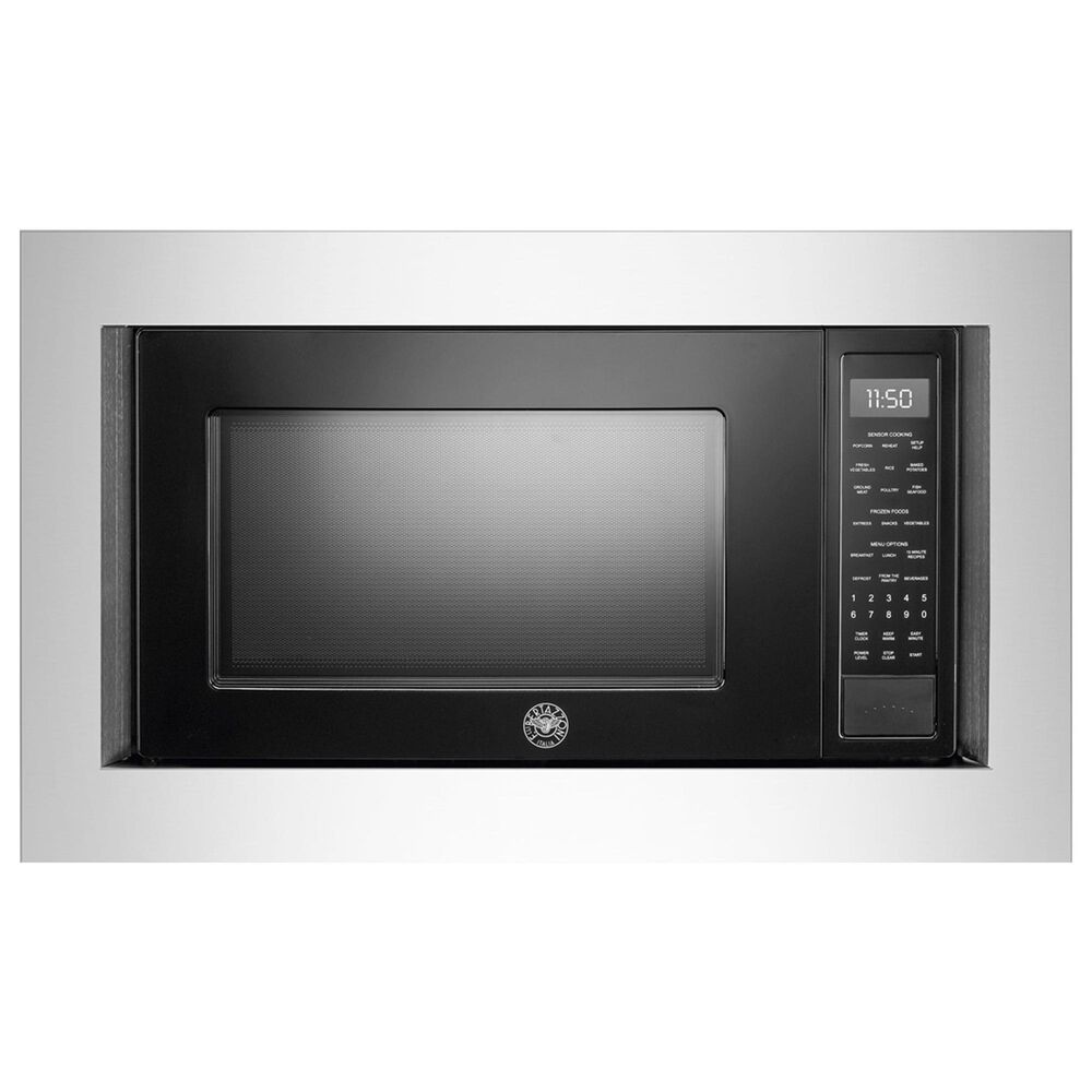 Bertazzoni 24" BuiltIn Microwave Oven in Black Nebraska Furniture Mart