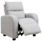 Eastern Shore Jordan Kids Push Back Recliner in Fog, , large