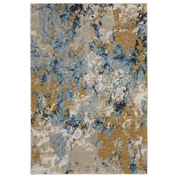 Oriental Weavers Evolution Ouray 980A 3"3" x 5"2" Blue Area Rug, , large