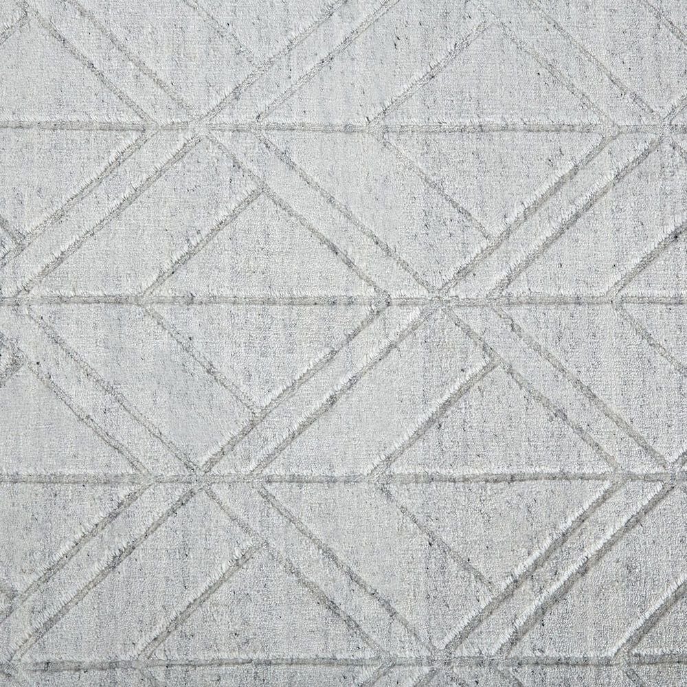 Feizy Redford 8847F 3&#39;6&quot; x 5&#39;6&quot; White and Silver Area Rug, , large
