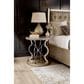 Vantage Morrissey Lamp Table in Silver and Brown, , large