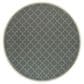 Oriental Weavers Marina 6025L 7"10" Round Grey and Ivory Area Rug, , large