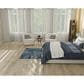 Nourison Garden Oasis GOA02 Navy 3" x 5" Indoor/Outdoor Area Rug, , large