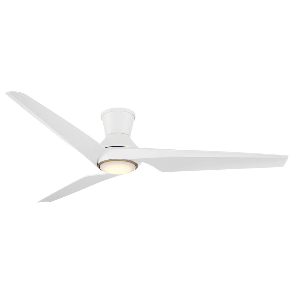 Minka-Aire Switch 60" 3-Blade LED Smart Dual Mount Ceiling Fan in Flat White, , large
