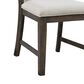 Mayberry Hill Grady Slat Back Polyester Upholstered Side Chair in Warm Cocoa, , large