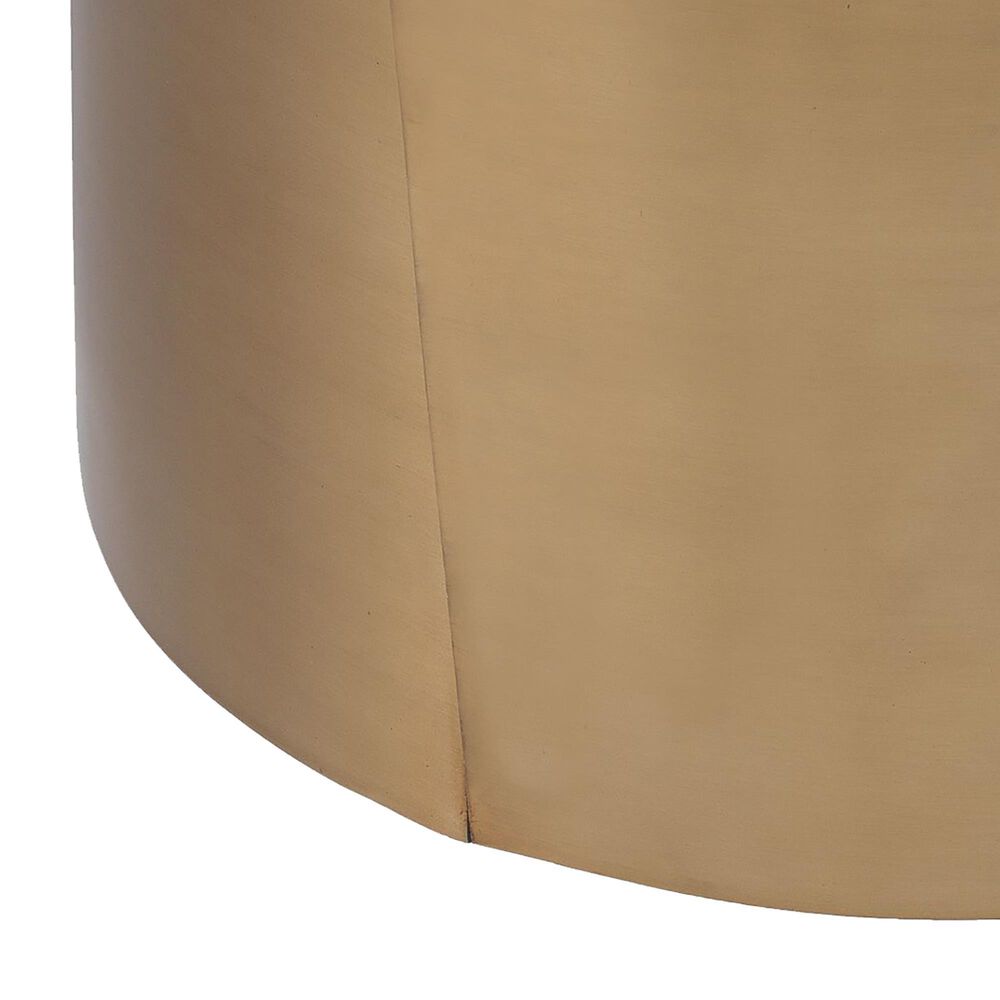 Eichholtz Riviera Side Table in Brushed Brass and Charcoal Grey, , large