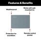 Furrion Aurora 50" Class Partial Sun 4K LED UHD - Outdoor Smart TV with Weather Resistant Cover in Black, , large