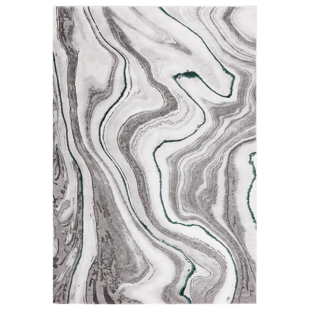 Safavieh Craft CFT819Y 2"7" x 5" Grey and Green Area Rug, , large