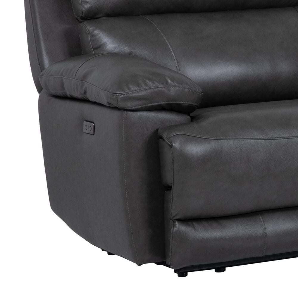 Oxford Furniture Madrid 6-Piece Power Symmetrical Sectional in Granite, , large