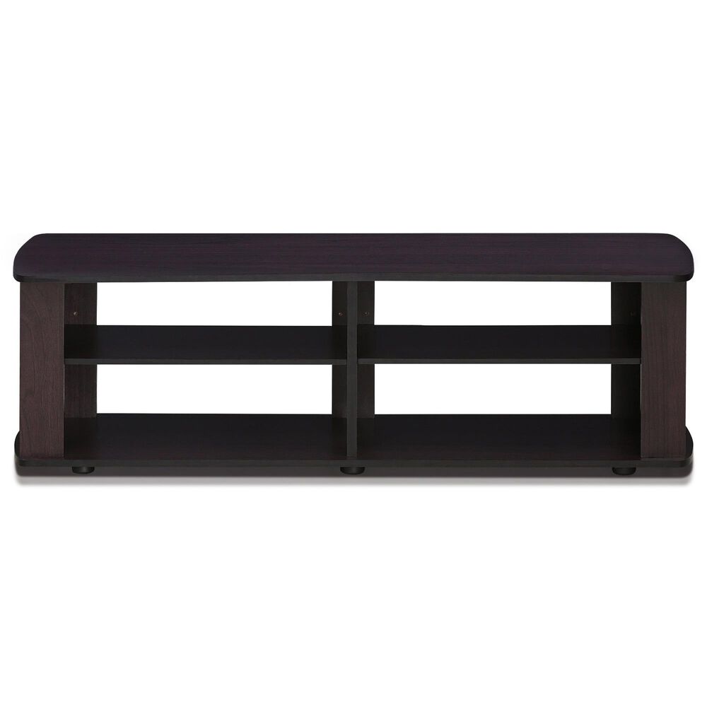 HOMLUX 43.3" Modern Entertainment Center TV Stand in Dark Walnut, , large