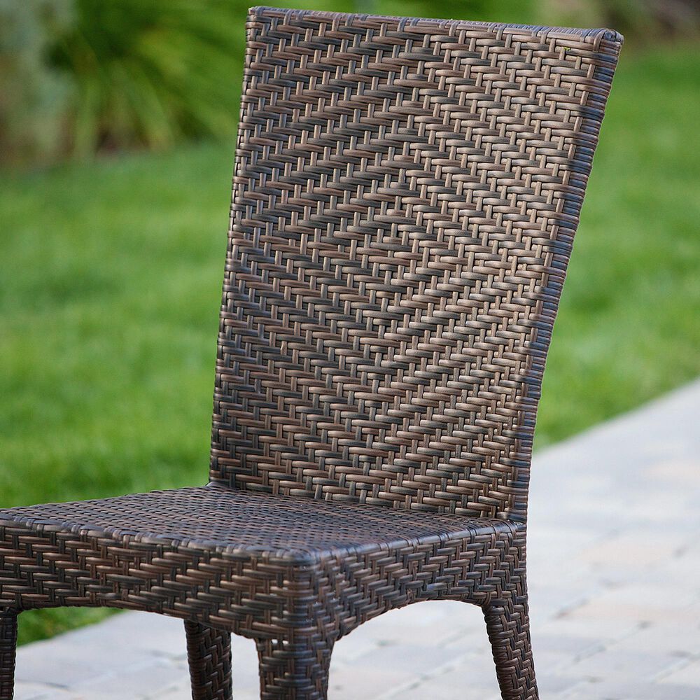 Noble House Brooke Patio Chair in Multi-Brown &#40;Set of 2&#41;, , large