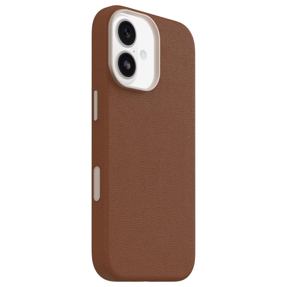 OtterBox Symmetry Cactus Leather Case for iPhone 17 in Desert Saddle, , large
