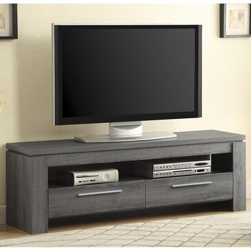Pacific Landing 59" TV Console in Weathered Grey, , large