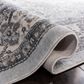 Safavieh Isabella 9" x 12" Dark Grey and Cream Area Rug, , large