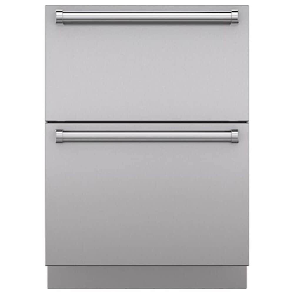 Sub Zero Integrated 24" Drawer Panels with Pro Handles in Stainless Steel, , large