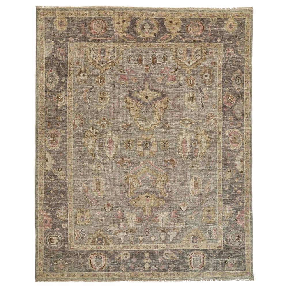 Feizy Rugs Carrington 6504F 5"6" x 8"6" Gray and Pink Area Rug, , large