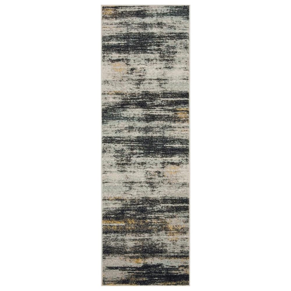 Safavieh Adirondack ADR201F 2"6" x 8" Light Grey and Black Runner, , large