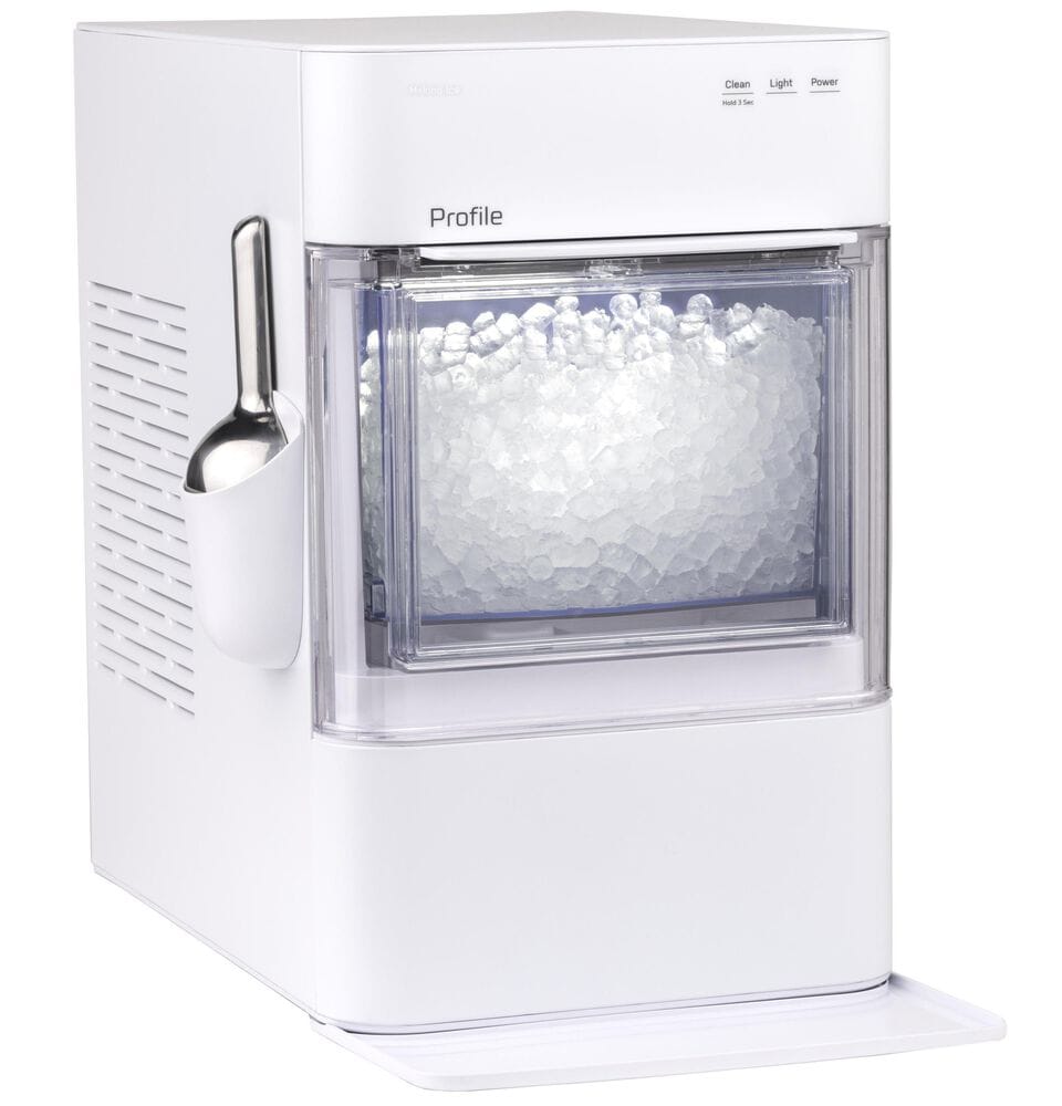 GE Profile Opal 2.0 Ultra Nugget Ice Maker with Scale Inhibiting Filter in Stone White, , large