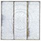Maple and Jade 36" x 36" Square Embossed Floral Home Wall Decor in Weathered Gray and Dark Silver, , large