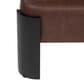 Linden Boulevard Sutherland Square Ottoman in Brown, , large