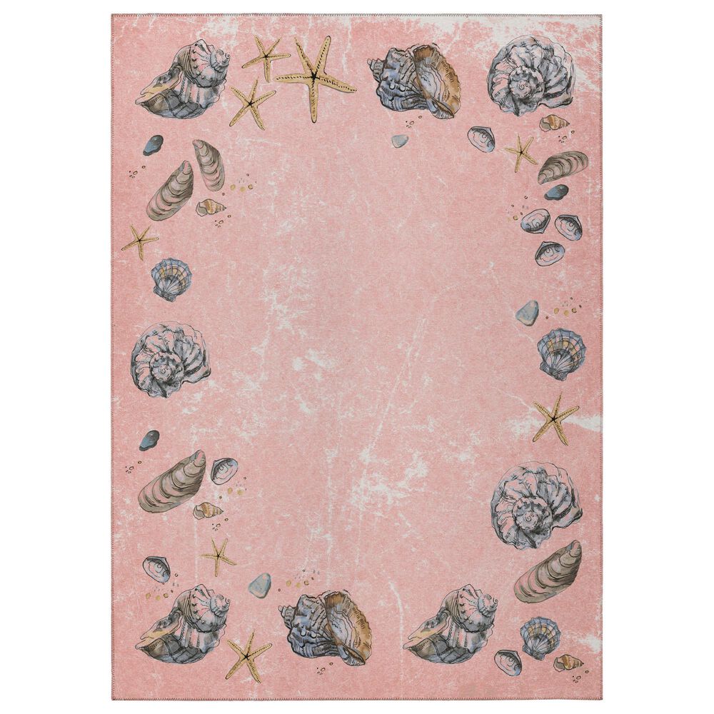 Dalyn Rug Company Seabreeze SZ9 10" x 14" Salmon Area Rug, , large