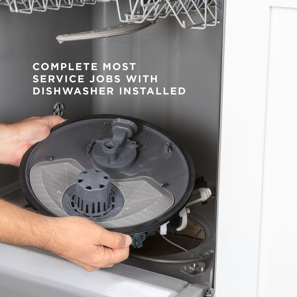 GE Appliances 24&quot; Electronic Touch Built-In Dishwasher in White, , large
