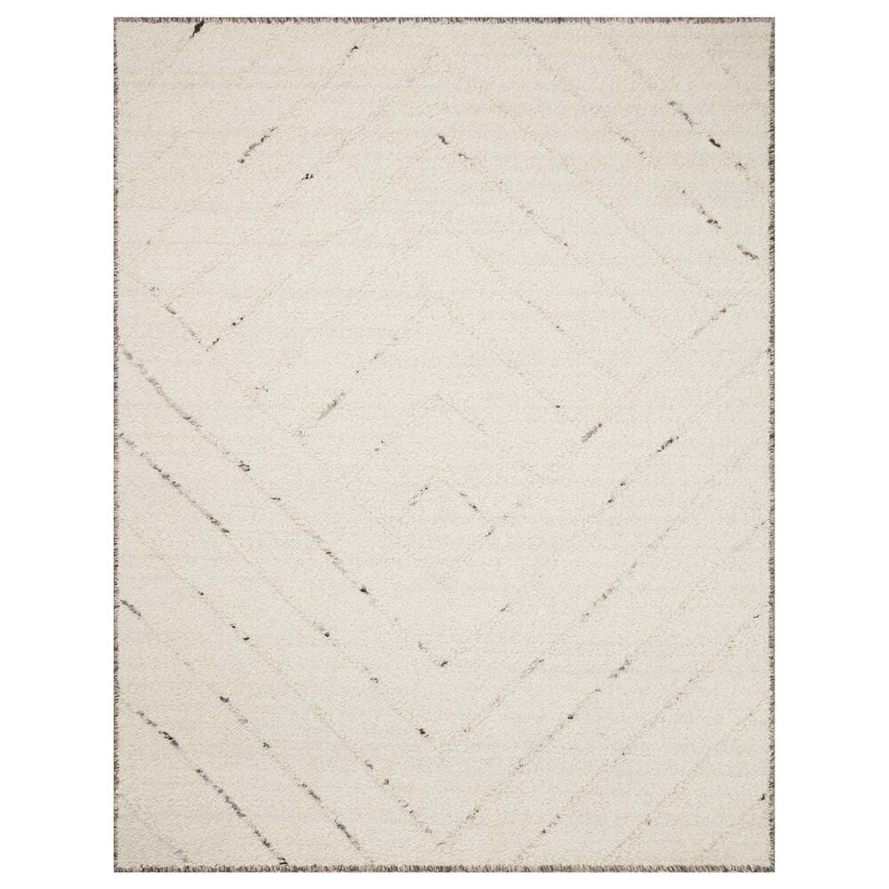 Loloi Wylder 13" x 17" Ivory and Black Area Rug, , large