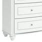 Ashley Kozlani 4-Piece Twin Panel Bedroom Set in Matte White, , large