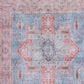 Safavieh Serapi SEP582M 2" x 9" Blue and Rust Runner, , large