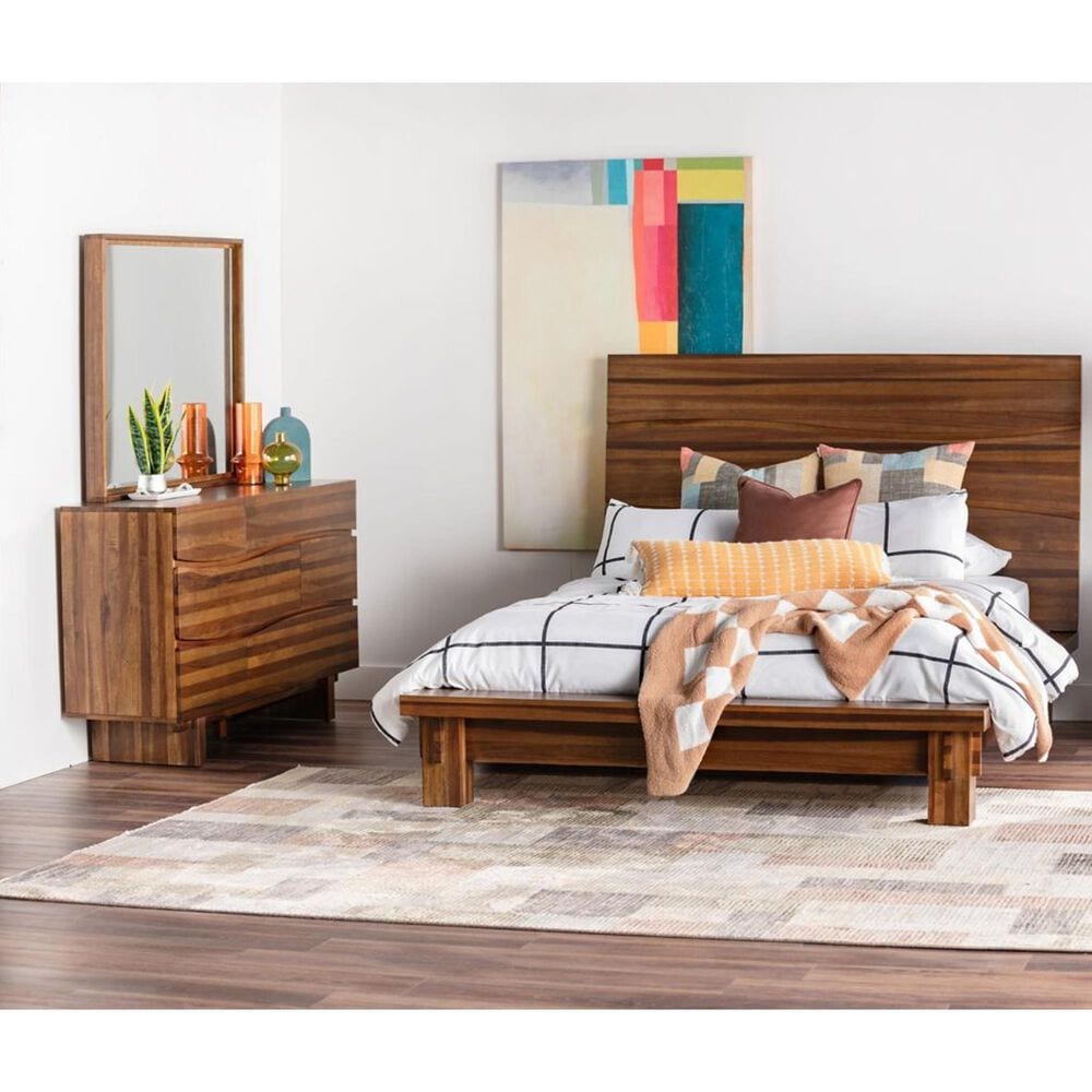 Urban Home Ocean Mirror in Natural, , large