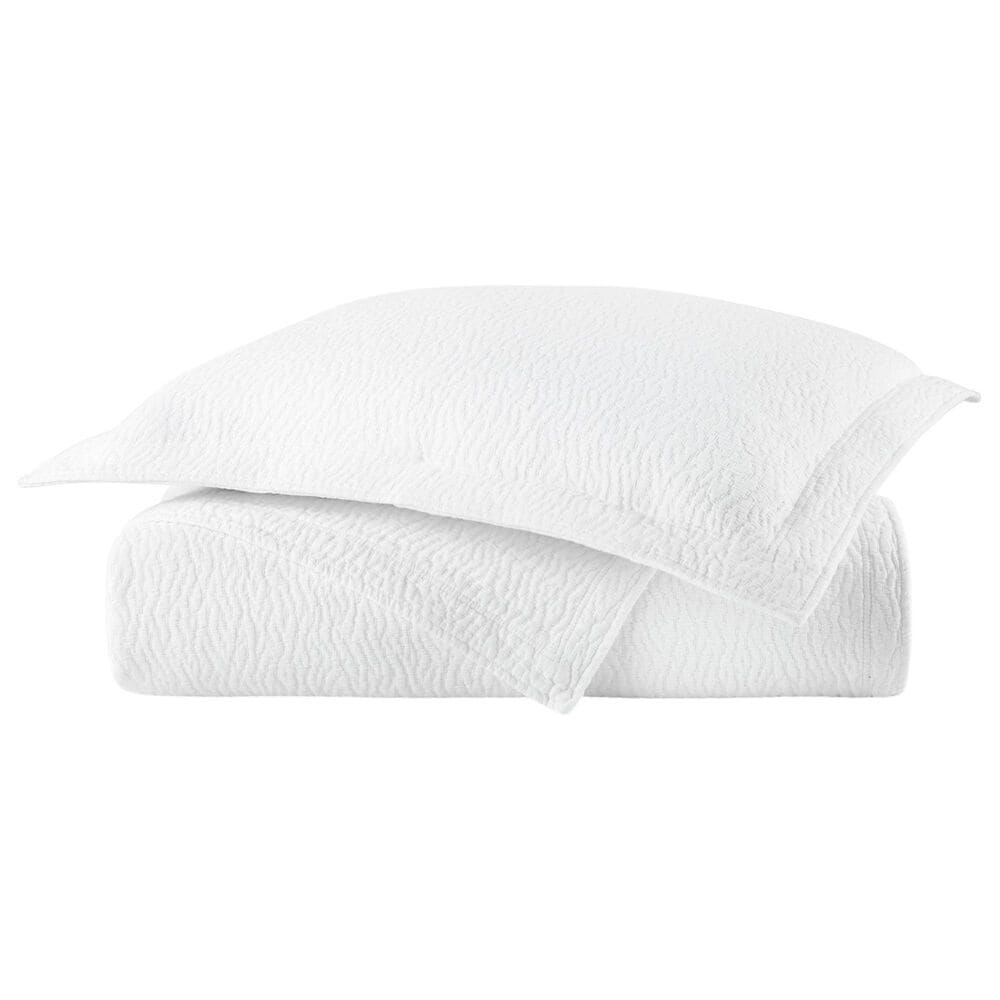 Peacock Alley Mia Matelasse King Coverlet in White, , large
