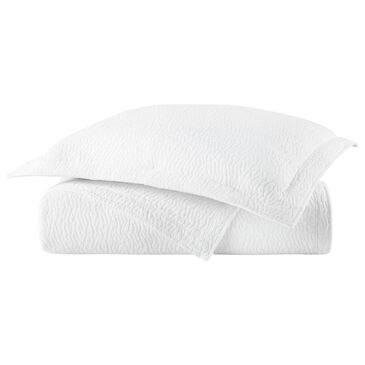 Peacock Alley Mia Matelasse King Coverlet in White, , large