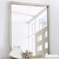 Bernhardt Solaria Mirror in Dune and Shiny Nickel, , large