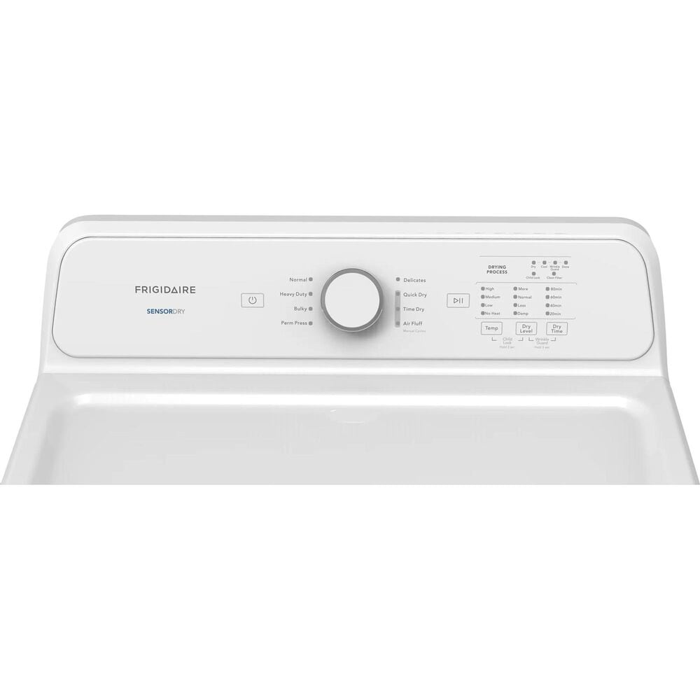Frigidaire 4.1 Cu. Ft. Top Load Washer and 7 Cu. Ft. Gas Dryer Laundry Pair in White, , large