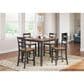 Ashley Gesthaven 5-Piece Counter Height Dining Set in Light Natural and Dark Brown, , large
