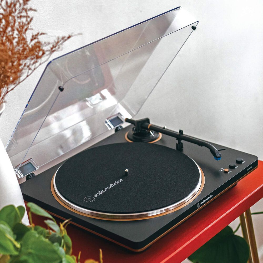 Audio-Technica Fully Automatic Belt-Drive Turntable in Black and Bronze, , large