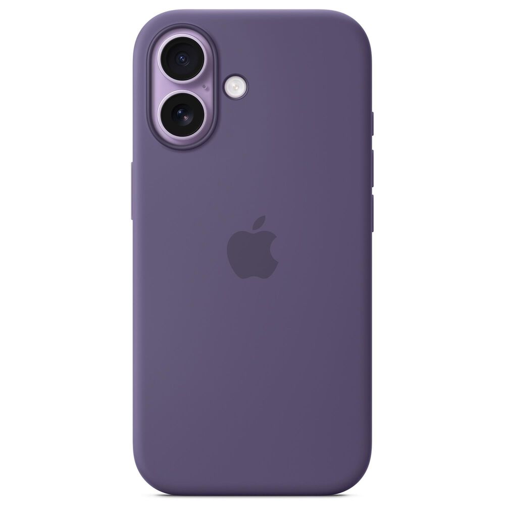 Apple Silicone Case with MagSafe for iPhone 17 in Purple Fog, , large
