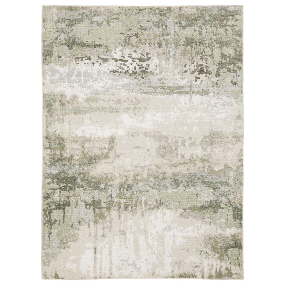 Oriental Weavers Caravan Fading Mink 5"3" x 7"6" Beige and Green Area Rug, , large
