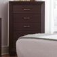 Pacific Landing Kauffman 5 Drawer Chest in Dark Cocoa, , large