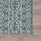 L&R Resources Sun Shower 3" x 5" Blue and Green Indoor/Outdoor Area Rug, , large