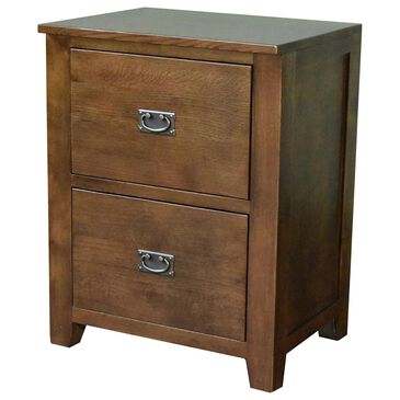 Crafters & Weavers 2-Drawer File Cabinet in Walnut, , large