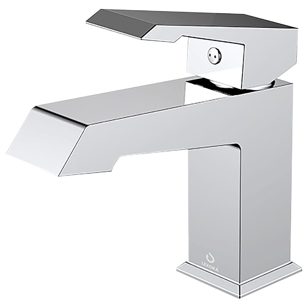 Lexora Home Labaro Single Hole Waterfall Bathroom Faucet in Chrome, , large