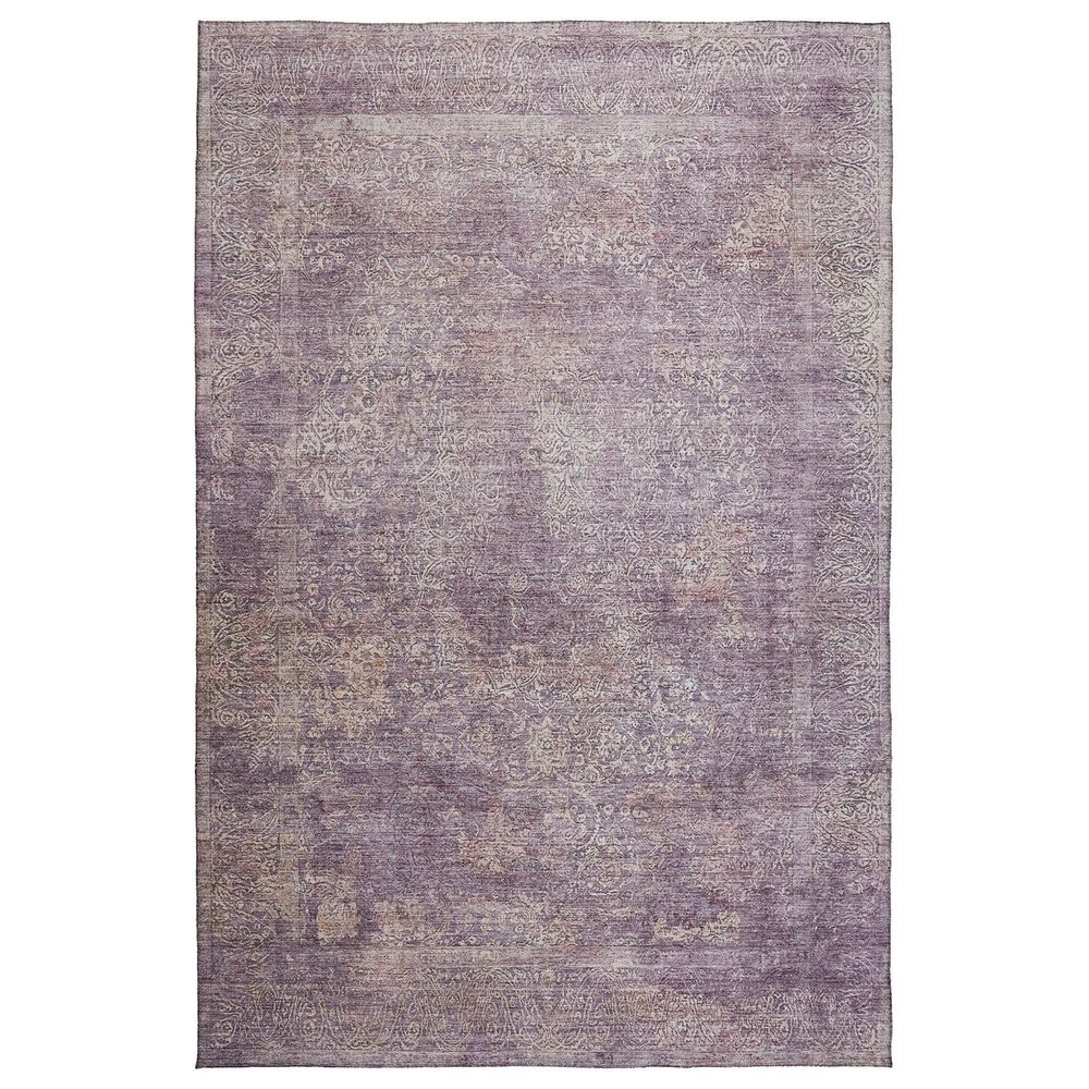 Dalyn Rug Company Burano BU10 10" x 14" Plum Indoor/Outdoor Area Rug, , large