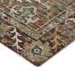 Dalyn Rug Company Silk Road Chocolate, Ivory, Gold, Copper, Blue, Teal and Mocha 2"3" x 7"6" Runner, , large