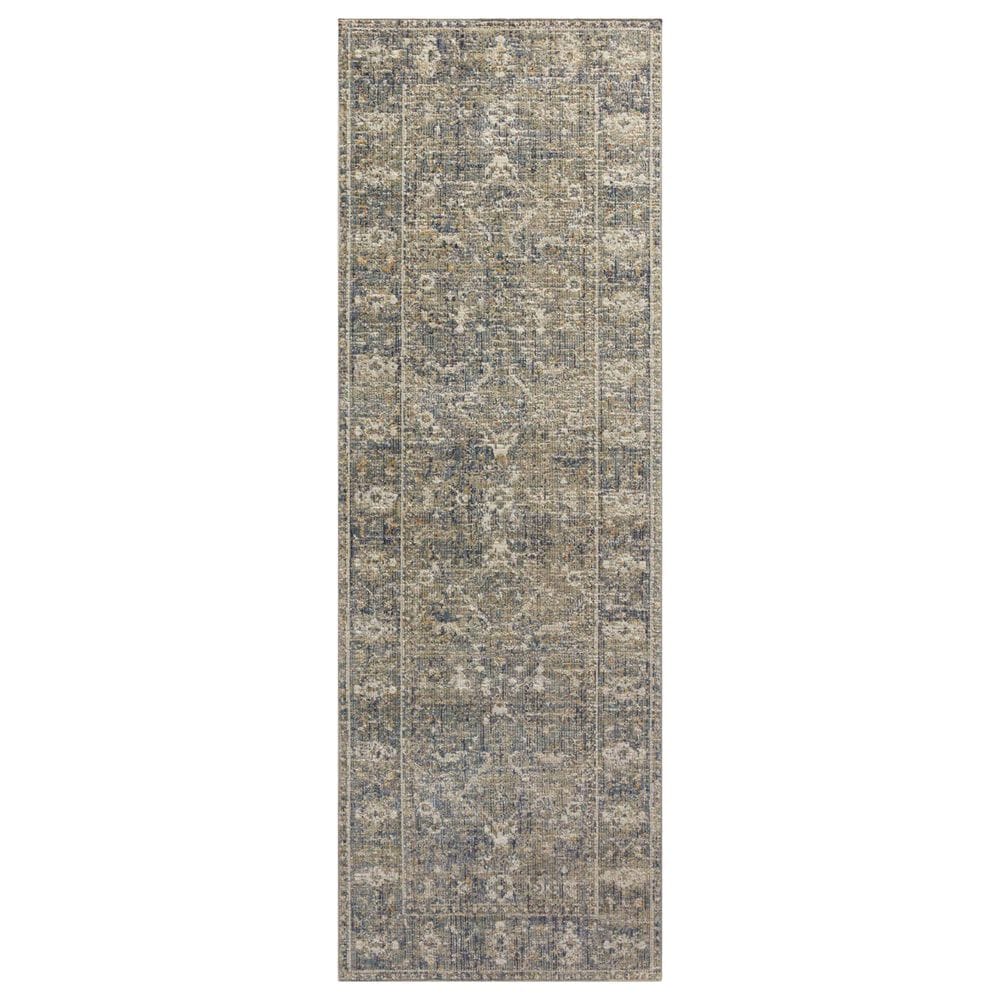 Chris Loves Julia x Loloi Rosemarie 2"7" x 8" Sand and Lagoon Runner, , large