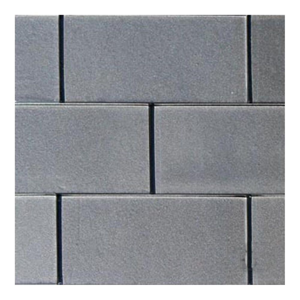 MS International Metallic Grey 3" x 6" Glass Tile, , large