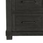 A-America Sun Valley 2 Drawer Nightstand with USB in Charcoal, , large
