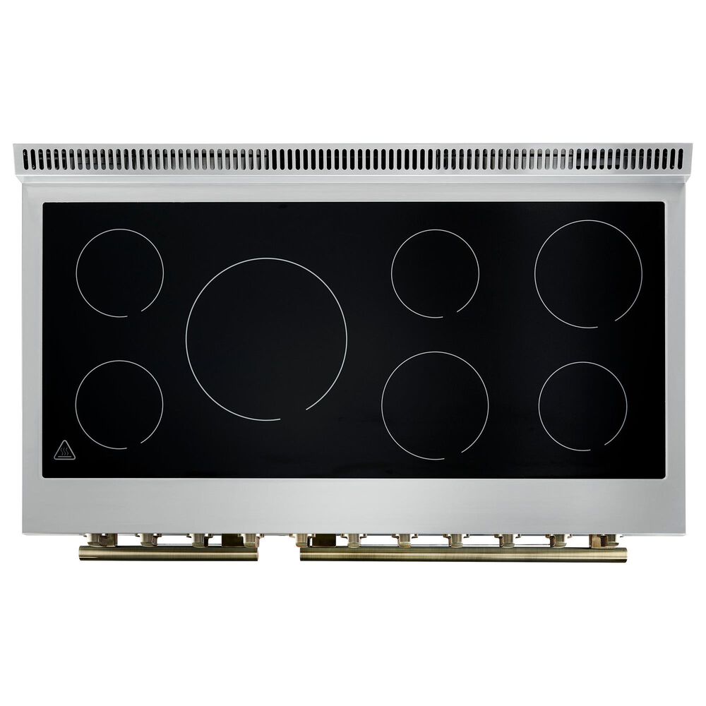 Forno Paolo 48" Freestanding Electric Range in Black, , large