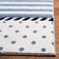 Safavieh Carousel 2"3" x 10" Ivory and Navy Kids Runner, , large